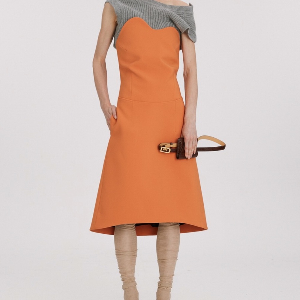 Recto Curved Detail Dolly Dress